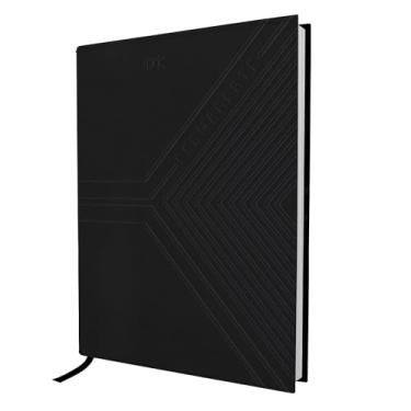 Imagem de DAC - Agenda maior 2025 com 336 páginas e Fita Marca Página - Preta