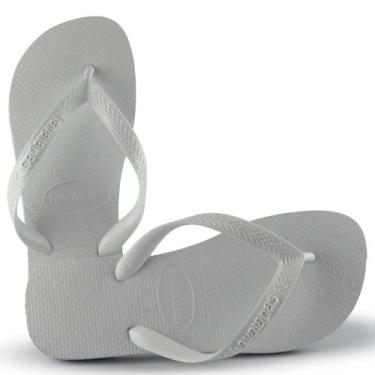 Imagem de Chinelo Havaianas Feminino 25/26 TOP, Branco