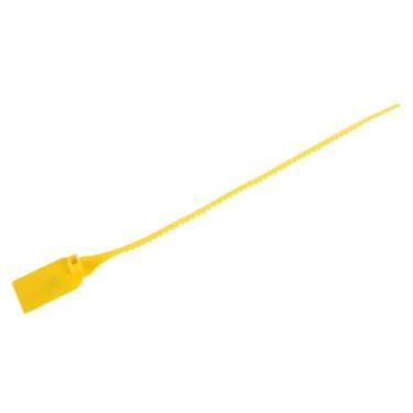 Imagem de Etiquetas com fecho de correr, etiqueta de marcador de cabo de travamento automático, cabo de náilon de plástico à prova d'água etiquetas de envio grandes para uso doméstico e de(Amarelo)