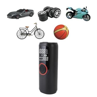 Imagem de GOWENIC Compressor de Ar Portátil do Inflador de Pneus, Bomba de Ar Sem Fio de 150 Psi Com Luz LED e Exibição Digital para Carros, Bicicletas, Motocicletas e Bolas Esportivas