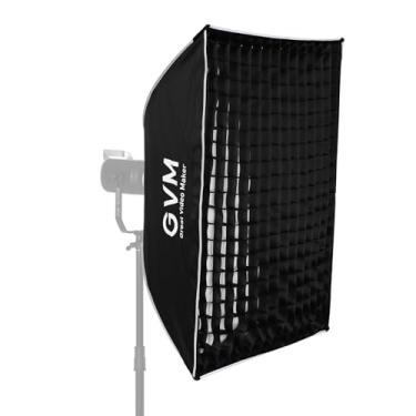 Imagem de Softbox de luz de vídeo GVM 61.0 cm x 88.9 cm, softbox de 60 x 90 cm com suporte Bowens compatível com flash estroboscópico de estúdio, portátil e leve