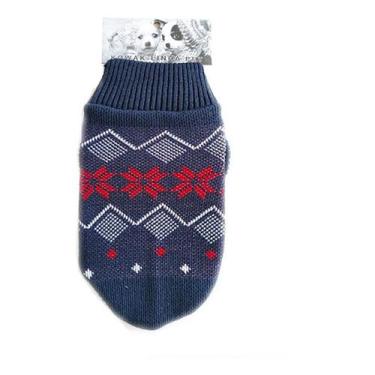 Imagem de Roupa para Pet Jacquard Medio Porte - Kowak, Marinho, P