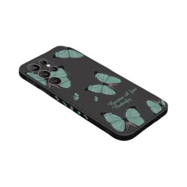 Imagem de Capa De Silicone Com Flores De Borboleta Para Samsung Galaxy A14 A34 A