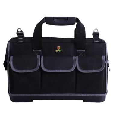Imagem de Bolsa Maleta Profissional Para Ferramentas – Fundo De Borracha Reforçado Com 14 Bolsos