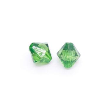 Imagem de Miçanga Passante Balão Facetado Acrílico Verde Escuro 8mm 200pçs 100g 