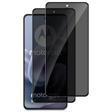 Imagem de CeiLarv 2 peças de vidro temperado compatíveis com Motorola Moto G86 5G protetor de tela de privacidade [anti-espião] [anti-arranhões] [dureza 9H] vidro temperado para Motorola Moto G86 Power 5G