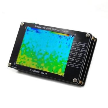 Imagem de Câmera Digital Infravermelha Portátil De Alta Precisão MLX90640 Com Te