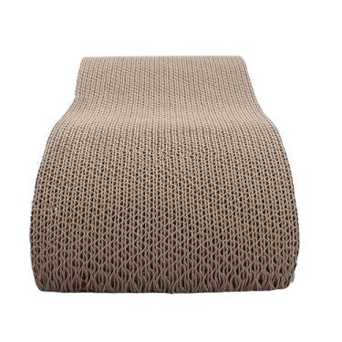 Imagem de Acouto Cat Scretanding Board Com Folhas de hortelã para Manutenção e Móveis de Garra - Design de Papelão (M tipo)