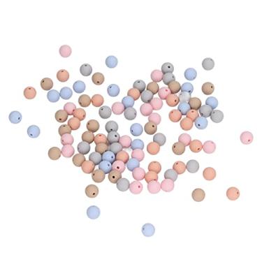 Imagem de Acouto 100pcs 9mm Silicone Colorido de Contas Soltas para Jóias DIY, Klaces, Pulseiras e Brinquedos - S & Versátil Ftting Plies (Tipo B.)