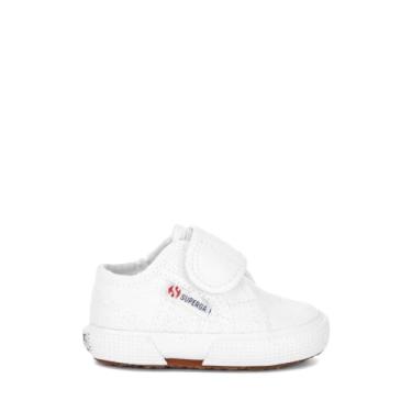 Imagem de Superga 2750 Bvel, Tênis infantil unissex de cano baixo, Branco, 2/3 us infant