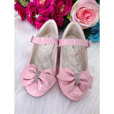 Imagem de Sapatilha Flor Di Mila Rubia com Saltinho Rosa Bebê - no-brand, 34, Ro