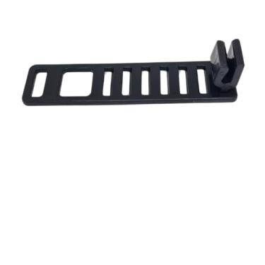 Imagem de Trava para Janela Basculante, Ajustável com Regulagem, Preta, Instalação em Janelas Basculantes