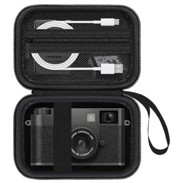 Imagem de HESPLUS Estojo de transporte para câmera compacta Fujifilm X Half Premium e Kodak EKTAR H35, com alças elásticas e bolso de malha