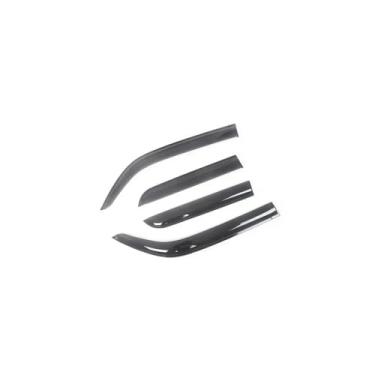 Imagem de GRJQRKHZ Defletor de janela lateral de carro para V&olvo S40 2008-2012 Weathershied viseira de porta vento sol proteção chuva janela lateral defletores de vento