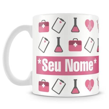 Imagem de Caneca Profissão Biomedicina - Modelo 3 Personalizada com Nome - Amo C