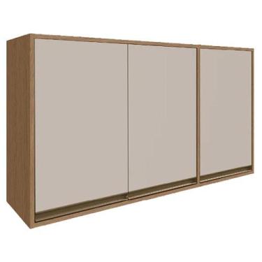 Imagem de Armario Aereo Cozinha 3 Portas 2 Prateleiras 120x67cm Rimo Vitória Car