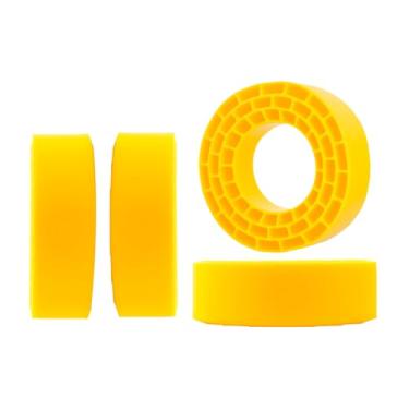 Imagem de NMNRC 1.55 inch Silicone Rubber Insert Foam Soft Version Compatible with 1.55'' Rim 95-97mm Tires Upgrades Part Yellow