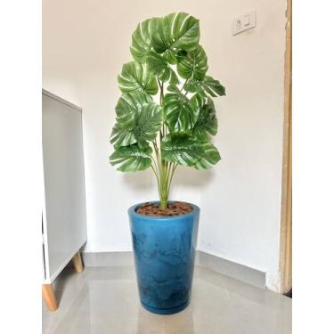 Imagem de Planta Artificial Costela Com Vaso Cone Polietileno Polido - PlantaImp