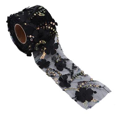 Imagem de Pssopp Fita de Tecido de Tule Lantejoulas Largura 6cm, 10 Jardas, Luz e Portátil, Tipos Artesanato, Fabricação Bonecas, Costura, para Artesanato Bricolage, Fabricação Chapéus, Decoração Interiores,