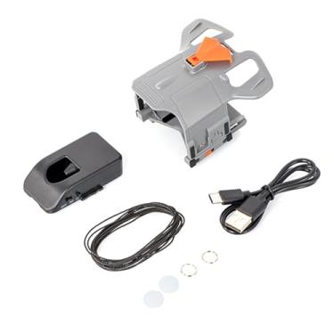 Imagem de YUULNMOP Sistema de drone de carga aérea para acessórios DJI Mini 5 Pro, dispensador de liberação remota com controle fotossensível via holofote, suporte de suporte e conta-gotas de carga útil para