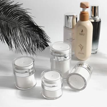 Imagem de Frasco de bomba Airless – Recipiente de creme de 30 ml, dispensador a vácuo para loção de maquiagem para cuidados com a pele
