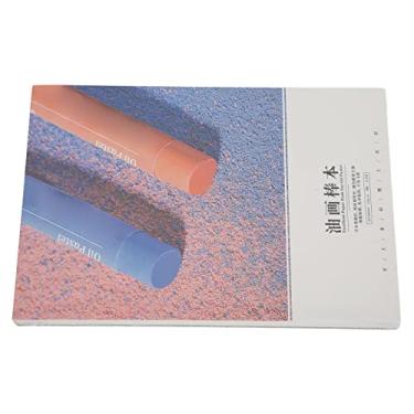 Imagem de Zerodis Óleo Pastel Sketchbook Coleção de Artesanato Materiais de Arte Ferramentas de Pintura Ferramentas de Pintura Papel de Tinta de Adesão 21X14,8Cm A5 para Artistas e Amadores Óleo Pastel Sketchbook Polpa de Madeira Pura (21x14,8cm A5)