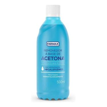 Imagem de Acetona Farmax 500ml - Removedor de Esmalte Profissional - Manicure, S