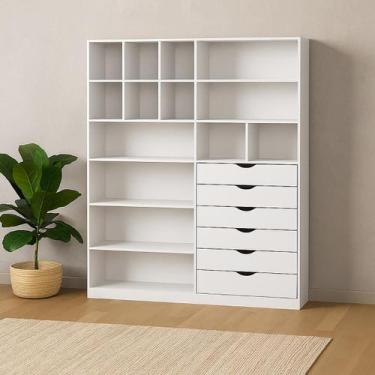 Imagem de Armário Gaveta Samara M4 Mdp Closet Gaveteiro Colmeia - VETORIAL MÓVEI