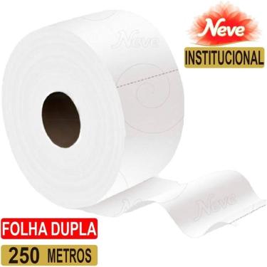 Imagem de Papel Higienico Neve Rolao Folha Dupla 3X250M Para Empresas