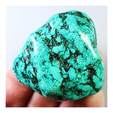 Imagem de ASPROD Pedra verde turquesa natural pedra crua cristal ReikiGift pedras primárias e minerais