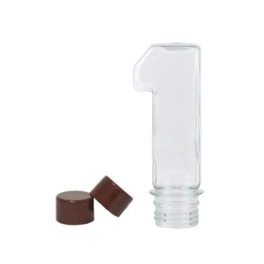 Imagem de Kit 50 Tubetes Número 1 Para Personalizar Marrom - Belas cores
