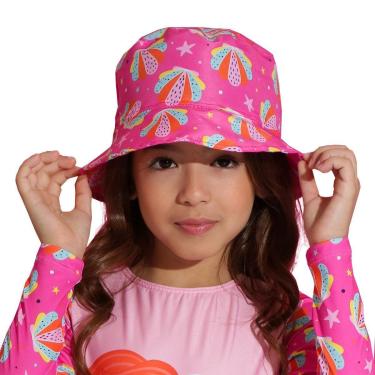 Imagem de Chapéu Infantil Proteção UV Conchas Pink Everly-Feminino