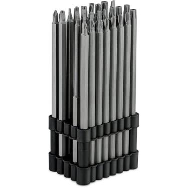 Imagem de NEIKO Conjunto de brocas extra longo, pontas de chave de fenda de 32 peças para furadeira, 15,24 cm, Torx, PoziDriv, chave inglesa, tri-wing, broca de segurança