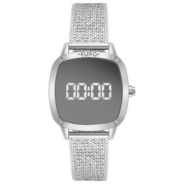 Imagem de Relógio Euro Feminino Fashion Fit Reflexos Prata - Eumd2392ae-4k Relógio Euro Feminino Ff Reflexos Prata - Eumd2392ae-4k
