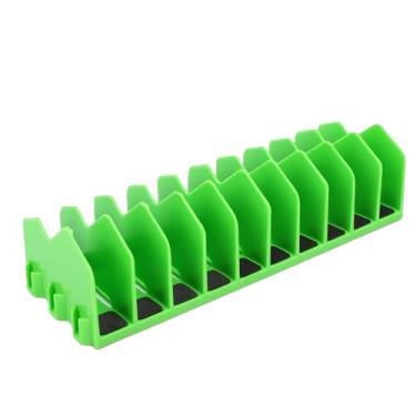 Imagem de GLOGLOW Organizador de Alicates de 10 Slots, Rack de Ferramentas ABS para Chaves de Fenda Cortadores, Com 10 Slots Independentes para Armazenamento de Gaveta de Caixa de Ferramentas