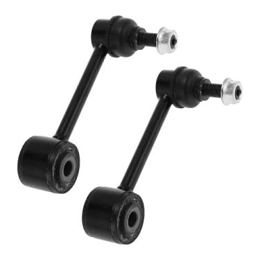 Imagem de Hihaha Barras estabilizadoras dianteiras para JEEP WRANGLER 2007-2017 Kits de elos de barra de suspensão No.52059975AB/K750453 Borracha de ferro preto 2 peças
