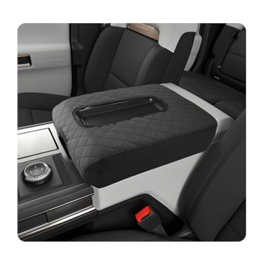 Imagem de LUWU Capa de console central Hummer EV 2025 2026 compatível com 2022 2023 2024 2025 2026 GMC Hummer EV SUV Acessórios 2025 2026 Hummer EV Pickup Capa de apoio de braço capa de console de apoio de