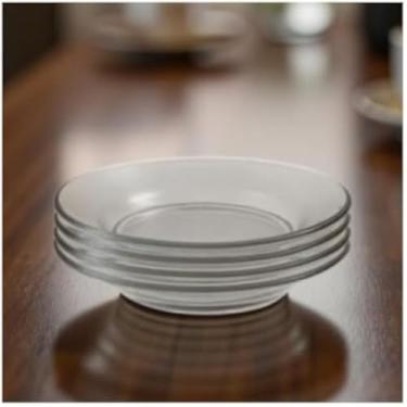 Imagem de Conjunto 04 Pratos Fundos Vidros Milly - 22CM