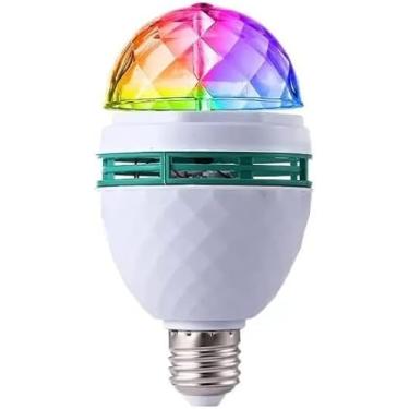 Imagem de Lâmpada LED Giratória Colorida Globo de Luz para Festa | Efeito Dinâmico 360° | Tecnologia LED Econômica (Classe A) | Ângulo de Abertura 180° | Longa Vida Útil (2000h)