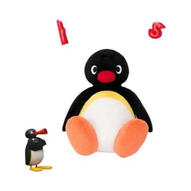 Imagem de Bonecos De Pelúcia Da Família Pinguim Clássica, Brinquedos Macios E Ch