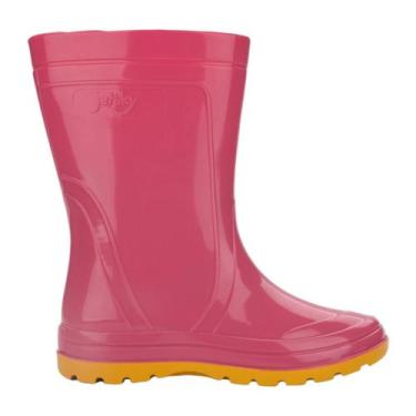 Imagem de Bota Galocha Grendene kids Pega Forte Infantil, Rosa amarelo, V4