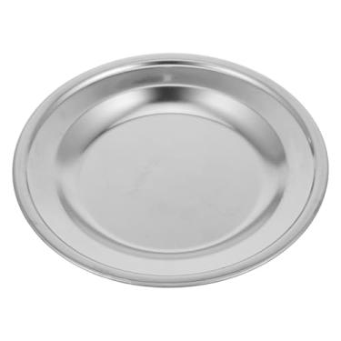 Imagem de VOSAREA Porta-copos redondo para saquinhos de chá de aço inoxidável para coador de chá solto, bandeja coletora para saquinhos estilosos, organizador de armazenamento em casa e restaurante