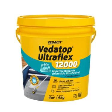 Imagem de Impermeabilizante Vedatop Ultraflex 12000 4 Kilos - 148098 - VEDACIT