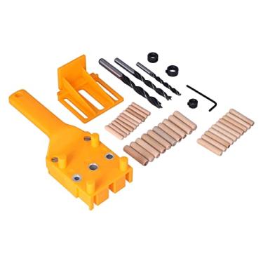 Imagem de Acouto Kit de Gabarito de Passador Portátil - Furador de Madeira Laranja ABS de Alto Impacto Com Ajuste e Design Autocentrado