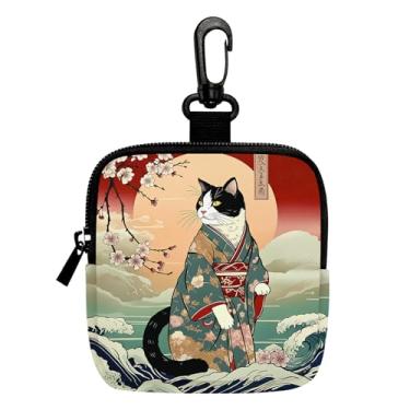 Imagem de Porta-chaves mini porta-moedas, bolsa multifuncional para chaves, moedas, fone de ouvido, batom, 4, LCS multicolorido 28827, Tendência