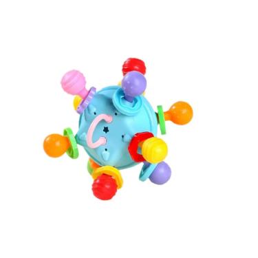 Imagem de Mordedor Chocalho Infantil Colorido - Para Ajudar Na Dentição
