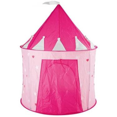 Imagem de Cabana Castelo das Princesas Rosa de Criança 105x105x135cm DM Toys
