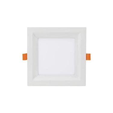 Imagem de Luminária painel led recuado 12w quadrado embutir-taschibra, 3000K