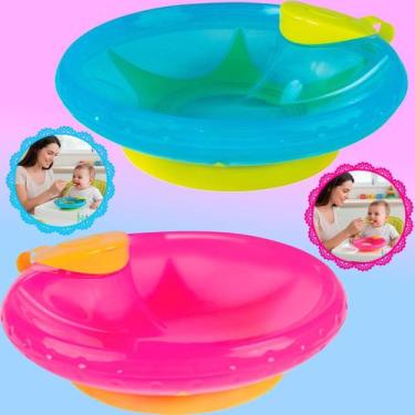 Imagem de Prato Térmico Infantil Com Ventosa Buba Para Introdução Alimentar 6 Me