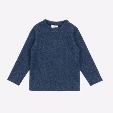 Imagem de Blusa Infantil Boucle Básica Lisa Manga Longa Inverno - Fofotinhos, Ma